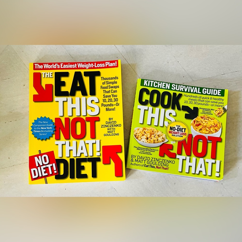 2 Eat This/Cook This Not That Books